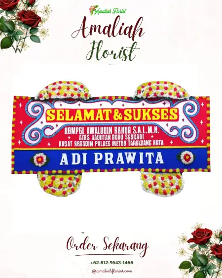 Papan Bunga Ucapan Selamat Payaraman